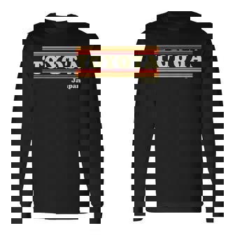 ヴィンテージ 80年代 トヨタ 日本 レトロ グラフィック 長袖Tシャツ - Kawaiitshirt