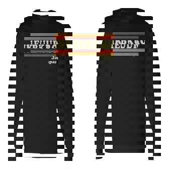 ヴィンテージ 80年代 池袋 日本 レトロ グラフィック 長袖Tシャツ - Kawaiitshirt