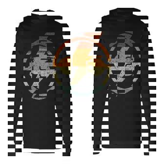 ヴィンテージ デザイン 電工 電気 長袖Tシャツ - Kawaiitshirt