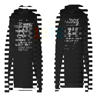 ヴィンテージ1976 50歳の誕生日クラシックカー 長袖Tシャツ - Kawaiitshirt