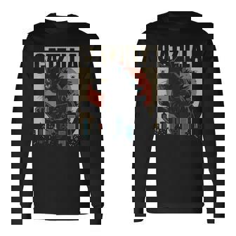 ヴィンテージキャットジラtシャツ 面白い子猫と猫 長袖Tシャツ - Kawaiitshirt