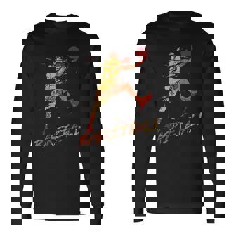 ヴィンテージ・バスケットボール・ギフト・アイデア スラムダンク 長袖Tシャツ - Kawaiitshirt