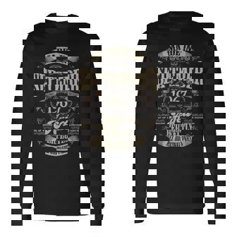 ヴィンテージ還暦伝説 1967年9月 60歳の贈り物 長袖Tシャツ - Kawaiitshirt