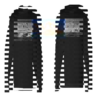 ヴィーナスの誕生アレクサンドルカバネルキリスト教の宗教画 長袖Tシャツ - Kawaiitshirt