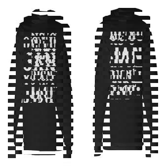 一度ジミンしたら、ジミンアウトはできない 長袖Tシャツ - Kawaiitshirt