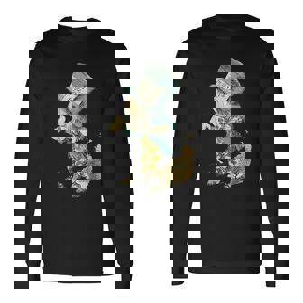 不思議の国のアリス マッドハッター ヴィンテージイラスト 長袖Tシャツ - Kawaiitshirt