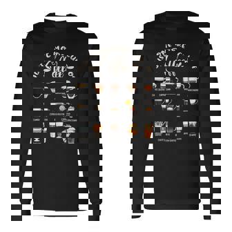 世界のコーヒーの種類 コーヒー 長袖Tシャツ - Kawaiitshirt