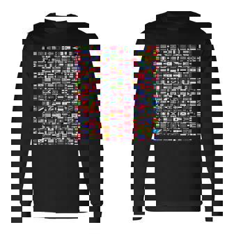 世界の国旗国際287 長袖Tシャツ - Kawaiitshirt