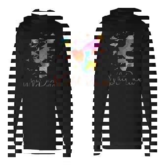 世界平和 長袖Tシャツ - Kawaiitshirt