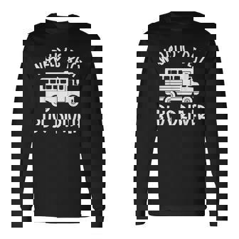 世界最高のバス運転手 長袖Tシャツ - Kawaiitshirt