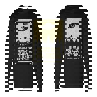 中身は地球外ufo 月曜日 宇宙人宇宙 長袖Tシャツ - Kawaiitshirt