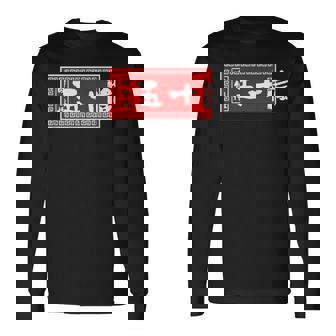 五十嵐 苗字 ラーメン 看板 面白いtシャツ おもしろ グッズ 服 筆文字 文字 入り 面白い ネタ メンズ 長袖Tシャツ - Kawaiitshirt