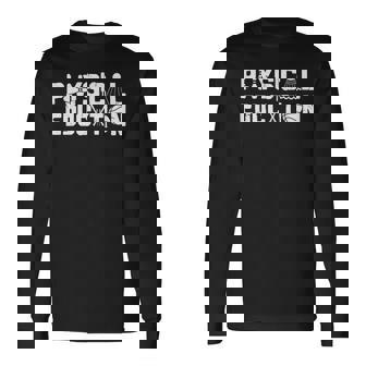 体育シャツスポーツコーチジム体育教師ギフト 長袖Tシャツ - Kawaiitshirt