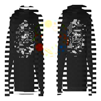 体育教諭学校の先生 長袖Tシャツ - Kawaiitshirt