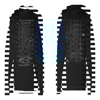 公式スタートレック UsSエンタープライズ 長袖Tシャツ - Kawaiitshirt