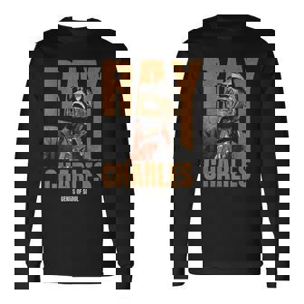 公式レイ・チャールズ・ジャズ・アイコン・マーチ Father Ofoul 長袖Tシャツ - Kawaiitshirt