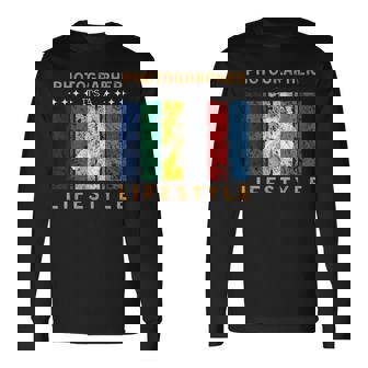 写真家 It's A Lifestyle おもしろtシャツ 写真好きのギフト 長袖Tシャツ - Kawaiitshirt