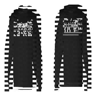 動物園 動物園 サファリ キリン ライオン ゾウ 動物園 長袖Tシャツ - Kawaiitshirt