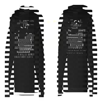 化学猫 元素周期表 長袖tシャツ 長袖Tシャツ - Kawaiitshirt