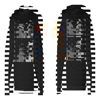 古代エジプトの神々 ファラオ神話 エジプトのピラミッド 長袖tシャツ 長袖Tシャツ - Kawaiitshirt