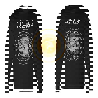 古代ギリシャの都市 スパルタ アテネ テーベ ギリシャ重装歩兵 長袖Tシャツ - Kawaiitshirt