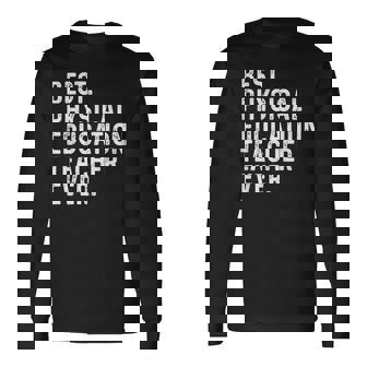 史上最高の体育教師 面白い Pe先生 長袖Tシャツ - Kawaiitshirt