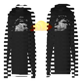 国立クロワッサンの日 長袖Tシャツ - Kawaiitshirt