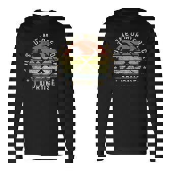 地質学ギフトジャストワンモアロックお約束おもしろ地質学者 長袖Tシャツ - Kawaiitshirt