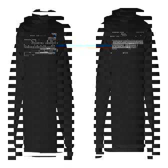 大阪日本電車近郊線鉄道 – お土産ルートマップ 長袖tシャツ 長袖Tシャツ - Kawaiitshirt