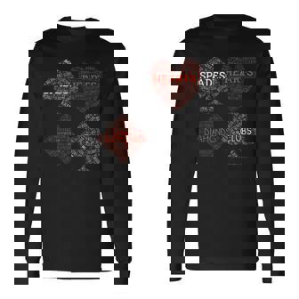 契約橋条件入札 重複カードゲーム Wordart 長袖Tシャツ - Kawaiitshirt