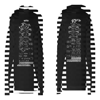 宇宙の解釈学的図式 宇宙 錬金術 魔法 Hermeneuticcheme Universe Alchemie Old 長袖Tシャツ - Kawaiitshirt