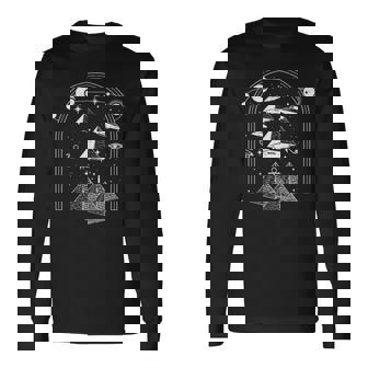 宇宙人 陰謀論 I Ufo I 古代エジプトのピラミッド 長袖Tシャツ - Kawaiitshirt