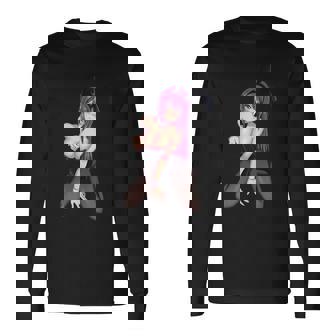 完璧なかわいい日本のアニメとマンガのカワイイバニーガール 長袖Tシャツ - Kawaiitshirt