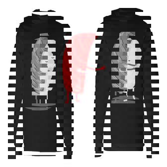 寿司 ハグ 甘い 和食 まぐろ にぎり 長袖Tシャツ - Kawaiitshirt