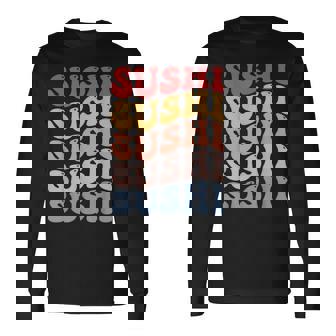 寿司 和食 グルービー 長袖Tシャツ - Kawaiitshirt