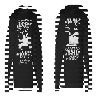 屋内 サイクリング スピンバイク 有酸素運動 ジム ワークアウト 面白い スピン クラス 長袖Tシャツ - Kawaiitshirt