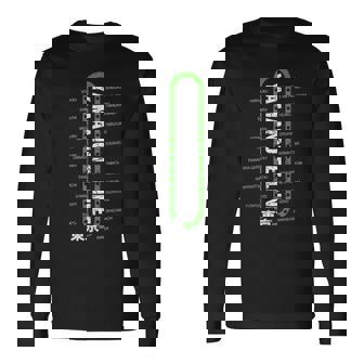 山手線 東京電車 オタク お土産 原宿 渋谷 長袖Tシャツ - Kawaiitshirt