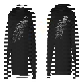 幸せな笑顔の亀 セルフィー ポートレート 面白い 長袖Tシャツ - Kawaiitshirt