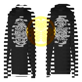 徳川氏族の紋章 将軍 日本 長袖Tシャツ - Kawaiitshirt