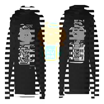 愛しすぎて大好きすぎる。ペアデザインくまジャム ダークカラー 長袖Tシャツ - Kawaiitshirt