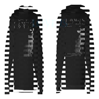 愛はアビシニアンキャット 長袖Tシャツ - Kawaiitshirt