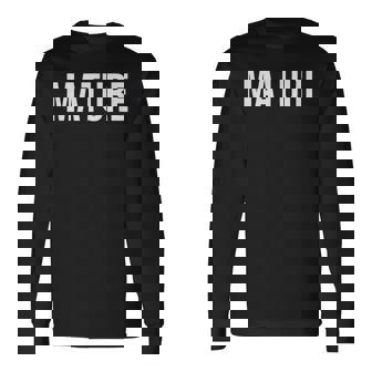 成熟 長袖Tシャツ - Kawaiitshirt