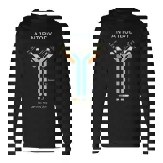 抗体免疫学の概念 長袖Tシャツ - Kawaiitshirt