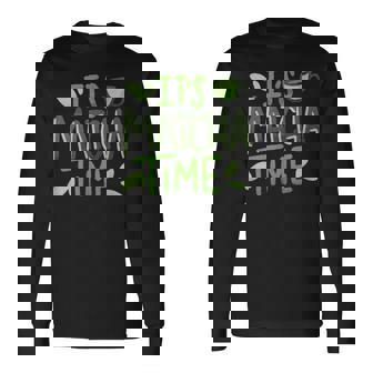 抹茶タイム おいしい日本の抹茶 長袖Tシャツ - Kawaiitshirt