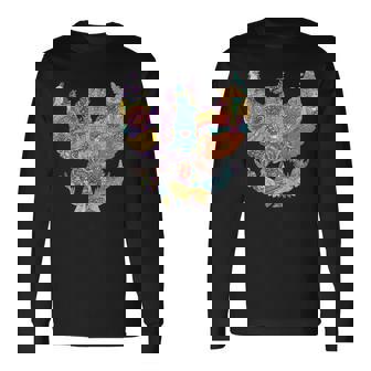 旅行 アジア インドネシア ガルーダ ジャカルタ バリ バケーション お土産 長袖Tシャツ - Kawaiitshirt