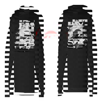 日の丸ラリーカー。日本国内市場の車。 Jdm 長袖Tシャツ - Kawaiitshirt