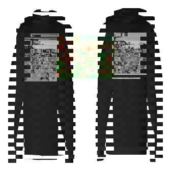 日本レトロアート 歌川国吉 2陸軍の戦い 長袖Tシャツ - Kawaiitshirt