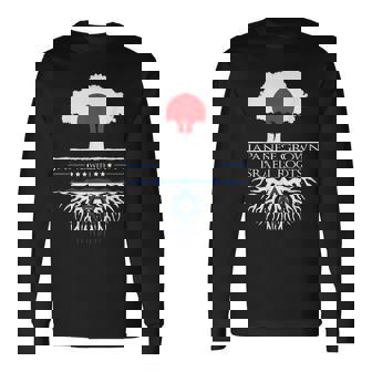 日本人が育てたイスラエルのルーツ 日本 イスラエル ユダヤ人移民 長袖Tシャツ - Kawaiitshirt