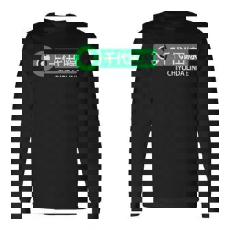 東京地下鉄線 千代田線 日本の漢字土産 長袖Tシャツ - Kawaiitshirt