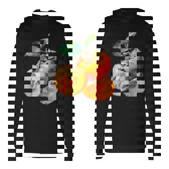 柿 長袖Tシャツ - Kawaiitshirt